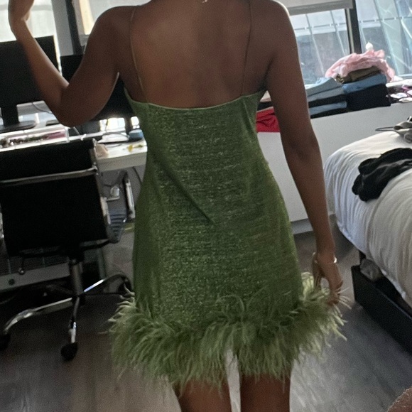 Oséree Lumière Plumage lurex minidress - Picture 11 of 15